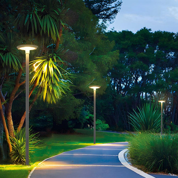 High-Efficiency Solar Garden Lights with Dual Motion Sensors and 360° Coverage, Elegant Aluminum Design for Paths, Gardens, and Courtyards-ErisView-12