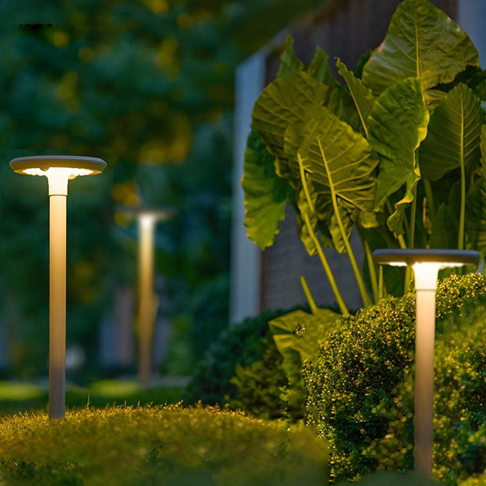 High-Efficiency Solar Garden Lights with Dual Motion Sensors and 360° Coverage, Elegant Aluminum Design for Paths, Gardens, and Courtyards-ErisView-10