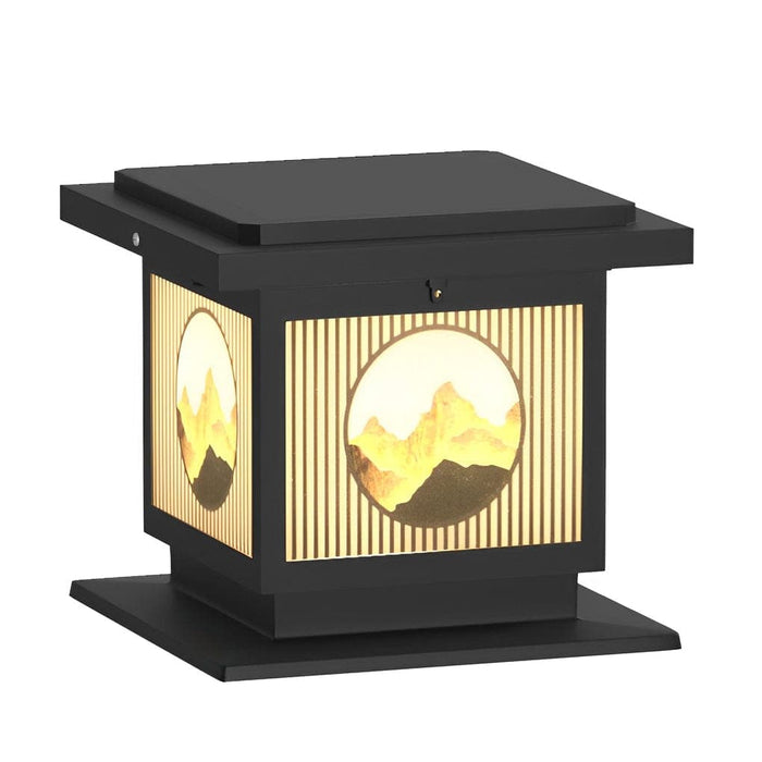 High-Efficiency Solar Outdoor Lights with 360° Charging, Durable Aluminum and Glass Design, Ideal for Fence Posts and Nighttime Ambiance-ErisView-5