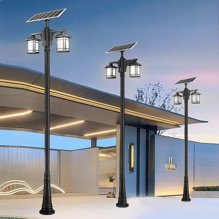 High-Efficiency Solar Outdoor Post Lights with Remote Control, 3 Color Temperatures, Waterproof Aluminum Body, 8-14 Hours Runtime, Fast Charging-ErisView-3