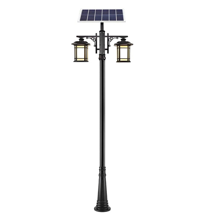 High-Efficiency Solar Outdoor Post Lights with Remote Control, 3 Color Temperatures, Waterproof Aluminum Body, 8-14 Hours Runtime, Fast Charging-ErisView-6