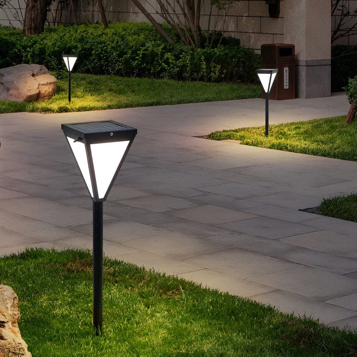 High-Efficiency Solar Pathway Light with Polycrystalline Silicon Panel, Thickened Acrylic Lampshade, and Waterproof Metal Body for Durable Outdoor Use-ErisView-3