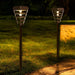 High-Efficiency Solar Pathway Lights with 26.8% Conversion Rate, Dual Installation Options for Lawn or Fence, Durable and Weather-Resistant-ErisView-4