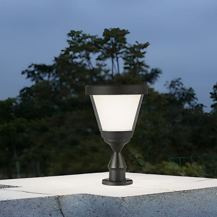 High-Efficiency Solar Post Light with 20% Conversion Rate, Anti-Overcharge Design, Rust-Proof Aluminum, and Durable PC Lampshade for Outdoor Use-ErisView-2