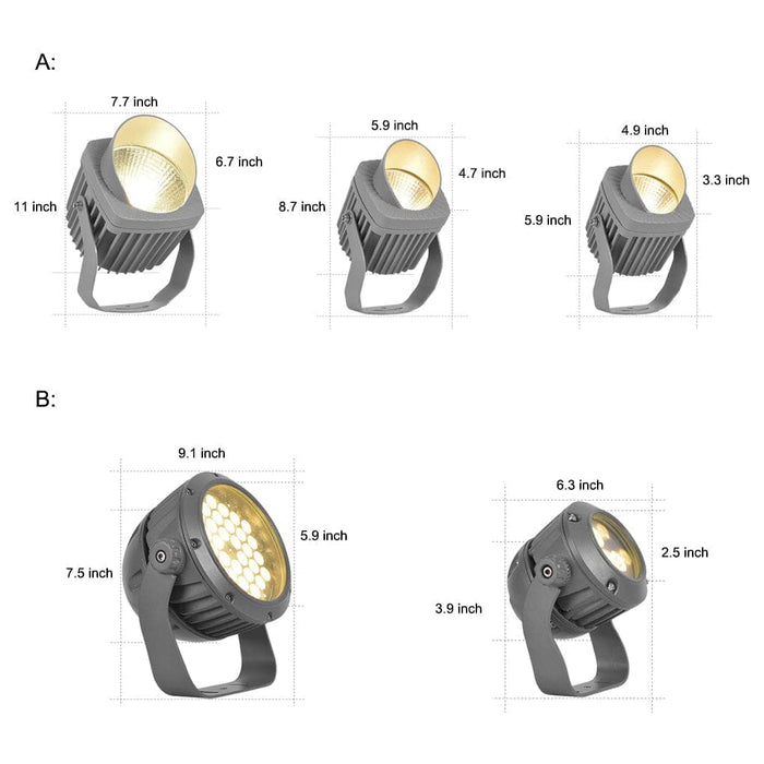 High-Performance Outdoor Landscape Lighting Fixture with Heat Dissipation, High Brightness LED, and Tempered Glass Protection-ErisView-12