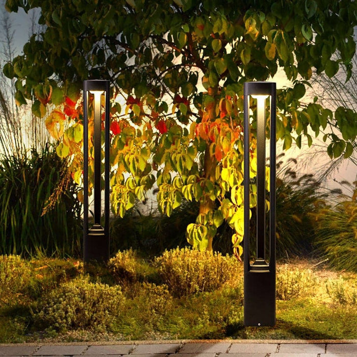 IP54 Waterproof Hollow Solar Pathway Lights with Aluminum Structure and Acrylic Lampshade for Garden, Patio, Walkway, and Driveway-ErisView-3