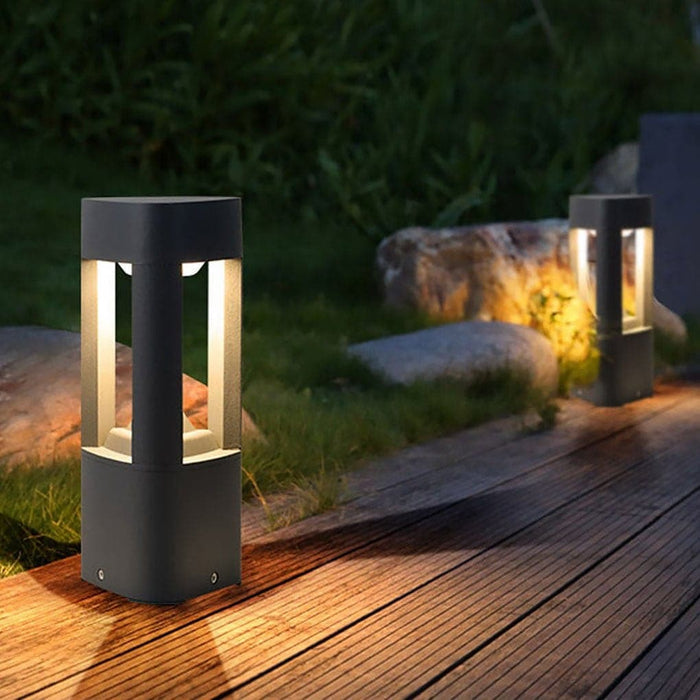 IP54 Waterproof Hollow Solar Pathway Lights with Aluminum Structure and Acrylic Lampshade for Garden, Patio, Walkway, and Driveway-ErisView-6