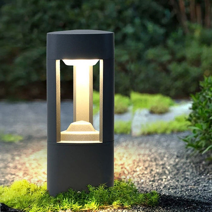 IP54 Waterproof Hollow Solar Pathway Lights with Aluminum Structure and Acrylic Lampshade for Garden, Patio, Walkway, and Driveway-ErisView-22