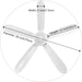 Indoor Outdoor Gazebo Ceiling Fan with Remote, Portable Ceiling Fan NO Light, Electric Ceiling Fans, Tent Ceiling Fan for Living Room Bedroom Porch Garage -2-ErisView