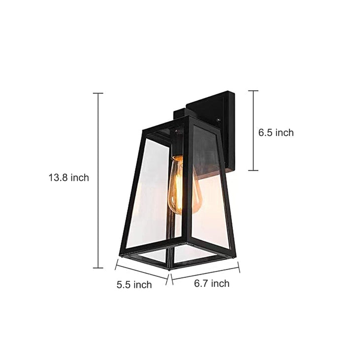 Industrial Retro Style Waterproof Die-Cast Aluminum Wall Lamp with High Brightness and Wide Range Lighting for Indoor and Outdoor Use-ErisView-12