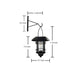 Industrial Style Solar Powered Outdoor Wall Light, Waterproof, Rust Proof, Automatic On/Off, Perfect for Porch, Patio, Garage, Balcony, Garden-ErisView-7