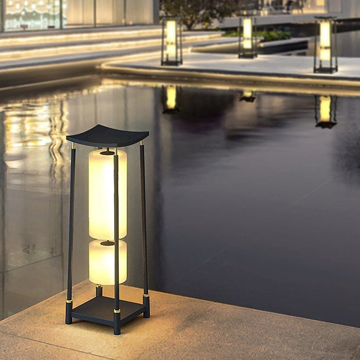 Innovative Asian-Style Outdoor Pathway Light, Stylish Garden Decoration with Gentle Lighting Effects for Courtyards, Patios, and Walkways-ErisView-14