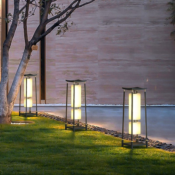 Innovative Asian-Style Outdoor Pathway Light, Stylish Garden Decoration with Gentle Lighting Effects for Courtyards, Patios, and Walkways-ErisView-18