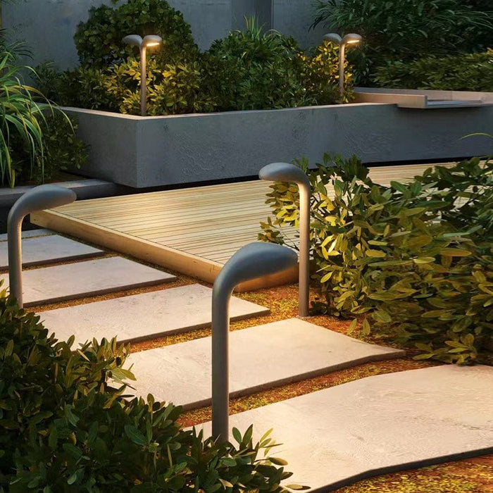 Innovative Grass-Shaped Pathway Light, Durable, Waterproof, Rust-Proof Aluminum Body, Perfect for Villas, Gardens, Lawns, and Parks-ErisView-4