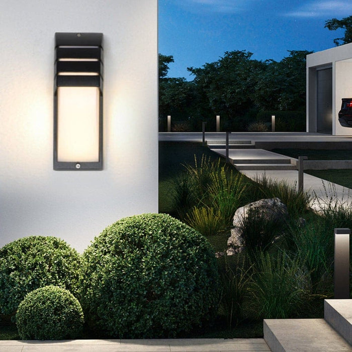 Intelligent Motion Sensor Outdoor Wall Lamp with IP65 Waterproof Double Layer Lampshades, Energy-Saving Porch Light for Any Weather-ErisView-5