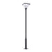 Intelligent Solar Garden Lamp Post with Photosensitive Chip, Remote Control, and Dual Light Colors, Cold White & Warm White Options Available-ErisView-9