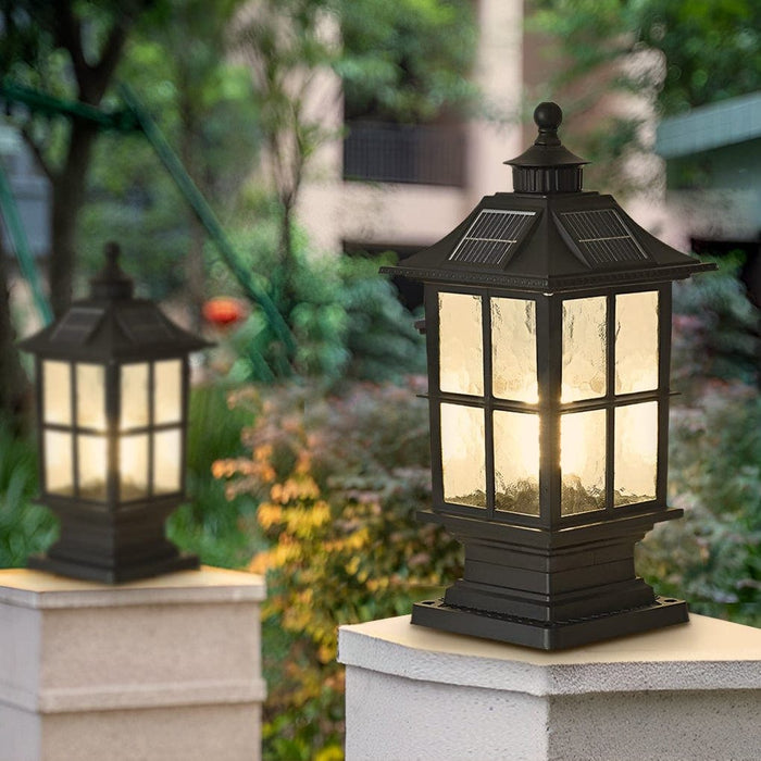 Intelligent Solar Motion Sensor Outdoor Light with High Brightness LED, Thickened Glass Lampshade, and Fast-Charging Solar Panels for Energy Efficiency-ErisView-4