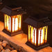 Intelligent Solar-Powered Outdoor Lanterns with Auto Light Control, Waterproof Design, and Portable Handle for Garden and Patio-ErisView-1