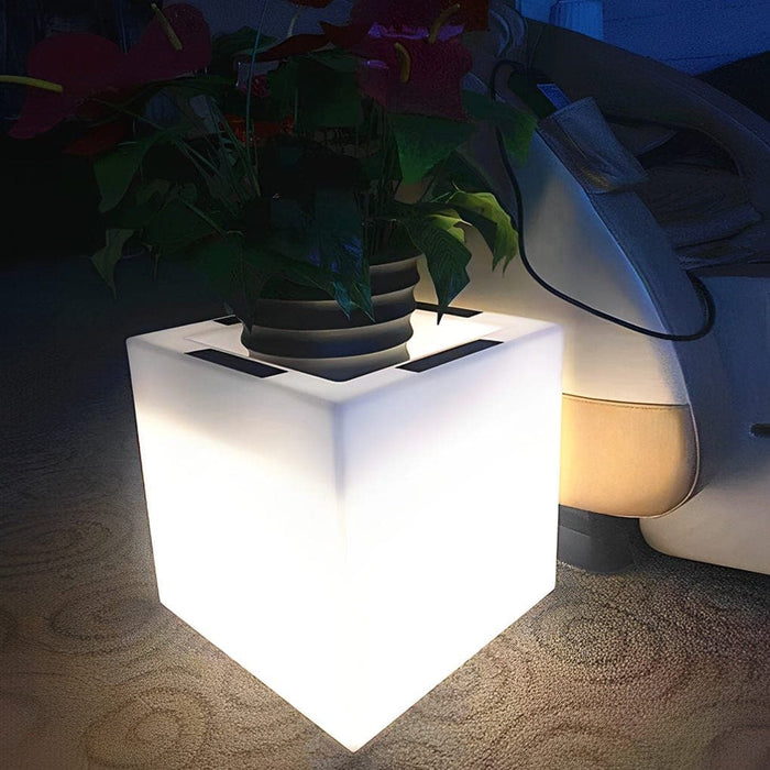 LED Solar Flower Pot Light, Waterproof, Sunscreen, Decorative Outdoor Lighting with Built-in Flower Pot for Garden, Patio, and Indoor Use-ErisView-4