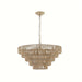 Large Round Pendant Light Chandelier, Bohemian Style Rattan Woven Pendant Light-ErisView