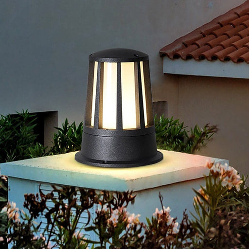 Minimalist LED Waterproof Landscape Lighting, Durable Aluminum Alloy & Glass Shade, IP54 Rated for Stylish Outdoor Home Decoration-ErisView-1