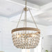 Modern Crystal Chandelier, Adjustable Hanging Gold Crystal Chandelier for Dining Room Kitchen Entryway-ErisView