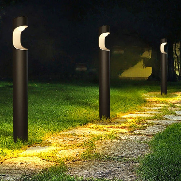 Modern Die-Cast Aluminum Lawn Lamp with Waterproof Design and Energy-Saving LED for Gardens, Courtyards, and Commercial Spaces-ErisView-2