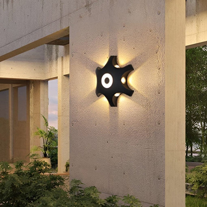 Modern Flower Blooming LED Wall Sconces, Waterproof, Rust-Proof Aluminum Outdoor Light for Cozy, Warm Home Atmosphere-ErisView-13