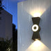 Modern Indoor/Outdoor Wall Light with Unique Up and Down LED Lighting, Durable Aluminum, High Brightness, Energy Efficient, Waterproof for Home and Garden-ErisView-5