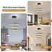 Modern LED Chandelier, 3-Ring Dimmable LED Tiered Chandelier for Kitchen Island Dining Living Room Bedroom Foyer-ErisView