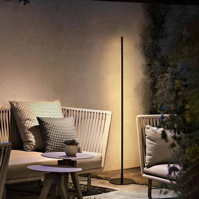 Modern Minimalist Floor Lamp with Durable Aluminum Alloy, Rust-Resistant Iron Base, and Energy-Efficient LED, Solar and Wired Options Available-ErisView-2