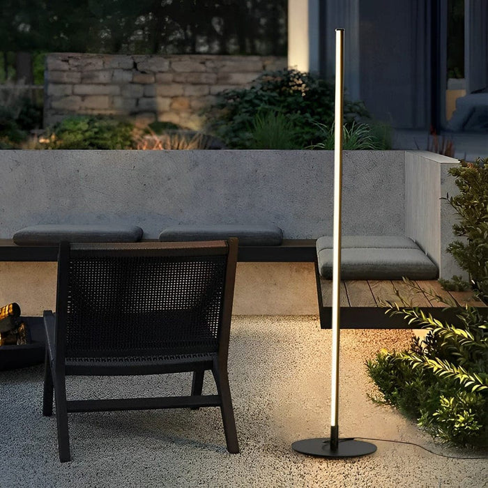 Modern Minimalist Floor Lamp with Durable Aluminum Alloy, Rust-Resistant Iron Base, and Energy-Efficient LED, Solar and Wired Options Available-ErisView-1