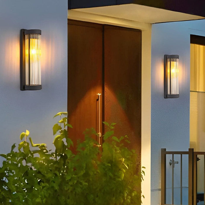 Modern Minimalist Glass Wall Lamp, Durable Stainless Steel Outdoor Wall Sconce, and Energy-Saving Solar Porch Light, Easy Installation & Weather Resistant-ErisView-5