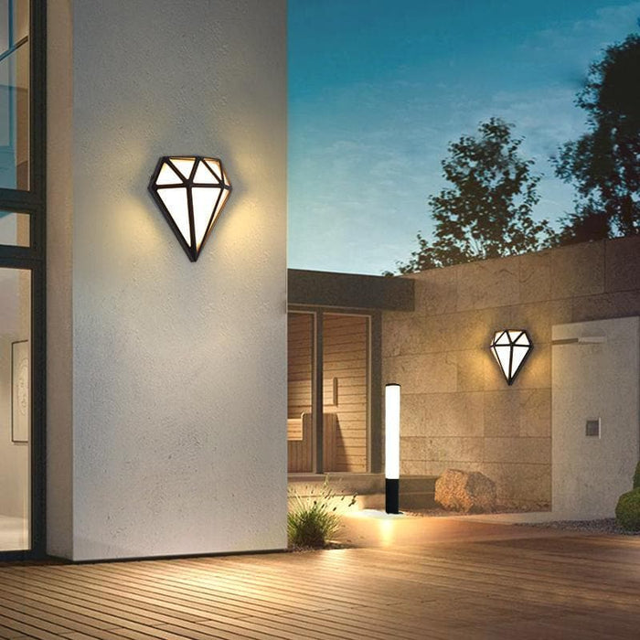 Modern Minimalist Outdoor Lantern Lights, Eco-Friendly LED Aluminum Wall Lights for Doorways and Gardens, Perfect for Front and Backyards-ErisView-1