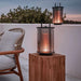 Modern Minimalist Outdoor Lantern with Ribbed Glass Frame and Stainless Steel Handle, Portable Garden and Patio Lighting Solution-ErisView-11