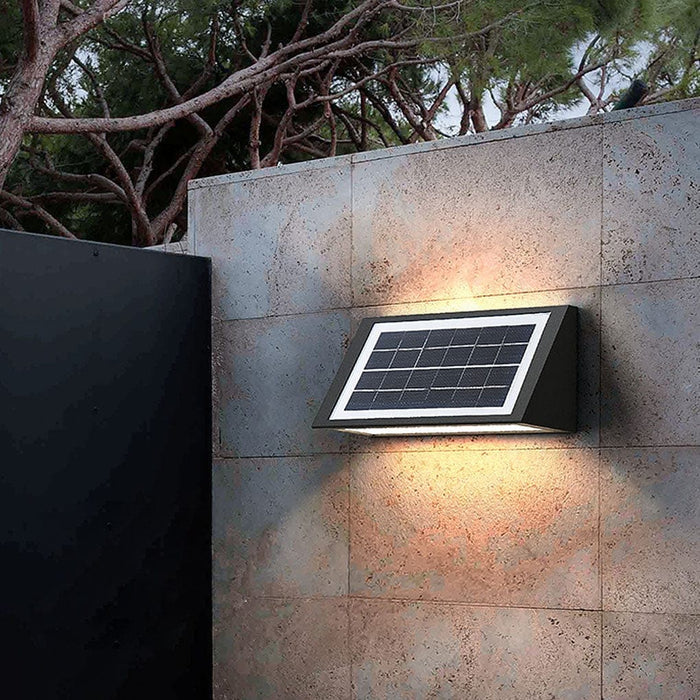 Modern Minimalist Outdoor Wall Lamp with Up and Down LED Lighting, Durable Metal Die-Cast Design, Energy-Saving, High Brightness for Yard Landscape-ErisView-4