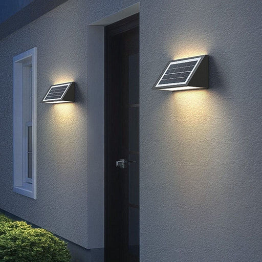 Modern Minimalist Outdoor Wall Lamp with Up and Down LED Lighting, Durable Metal Die-Cast Design, Energy-Saving, High Brightness for Yard Landscape-ErisView-1