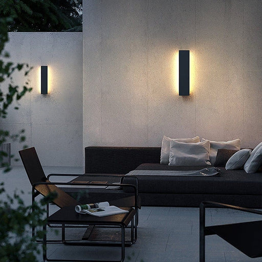 Modern Minimalist Outdoor Wall Sconces, Weatherproof, Versatile Design for Enhanced Patio Lighting and Architecture, Durable and Safe-ErisView-1