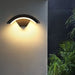 Modern Motion Sensor Outdoor Wall Light with Stylish Moon Curved Design, Durable Aluminum Build, Ideal for Patio, Garden, Balcony, and Indoor Use-ErisView-3