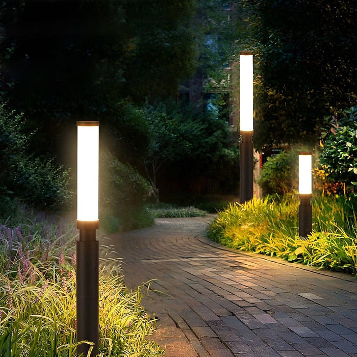 Modern Outdoor Die-Cast Aluminum Lawn Lamp with High Light Transmittance Acrylic Shade, Waterproof for Garden, Patio, Driveway, and Park Lighting-ErisView-14