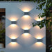 Modern Outdoor Up and Down Lighting Wall Lamp, Waterproof Aluminum Decorative Sconce for Chic and Unique Light Effects-ErisView-3