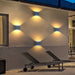 Modern Outdoor Up and Down Lighting Wall Lamp, Waterproof Aluminum Decorative Sconce for Chic and Unique Light Effects-ErisView-5