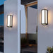 Modern Outdoor Wall Lamp with Motion Sensor, Die-Cast Aluminum, IP65 Waterproof, Rust Proof, Energy Efficient, Bright Acrylic Lampshade-ErisView-1