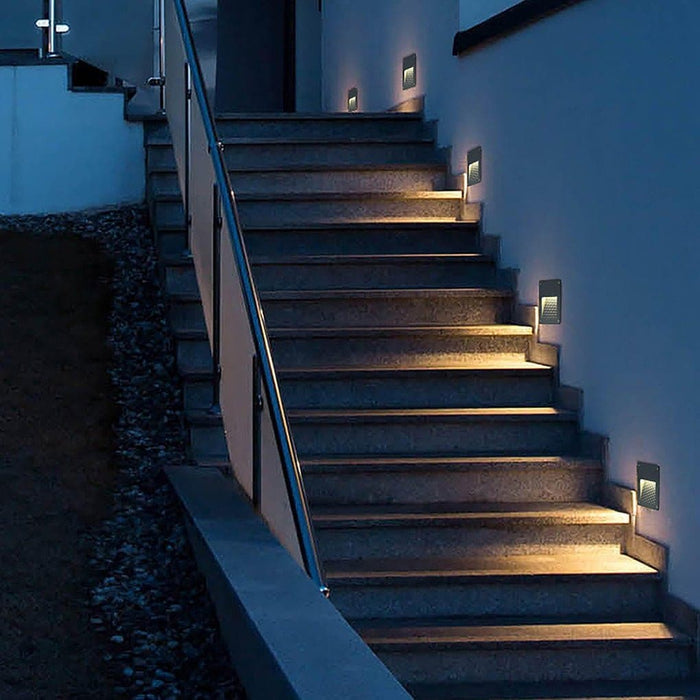 Modern Recessed Step Light, Easy Installation, Indirect Bright Light for Stairs, Hallways, Driveways, Patios, Perfect for Home Renovation-ErisView-16