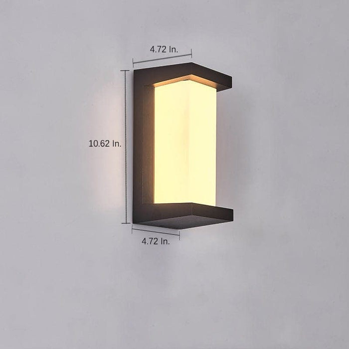 Modern Rectangular Outdoor Wall Lights, Weatherproof, Durable, and Easy to Clean, Enhance Your Home's Nighttime Beauty with Bright, Uniform Lighting-ErisView-10