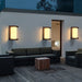 Modern Rectangular Outdoor Wall Lights, Weatherproof, Durable, and Easy to Clean, Enhance Your Home's Nighttime Beauty with Bright, Uniform Lighting-ErisView-3