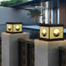 Modern Solar Outdoor Deck Post Lights, High Temperature Resistant, Waterproof, Rustproof with Imitation Marble Lampshade for Patio, Garden, and More-ErisView-5