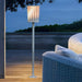 Modern Solar-Powered Stainless Steel Outdoor Floor Lamp with Rotating Design, Waterproof Casing, and Ambient Light for Terraces and Gardens-ErisView-10