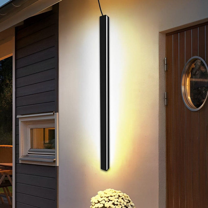 Modern Solar Wall Lamp, Waterproof, Rustproof Iron & Acrylic Fixture for Outdoor Courtyard, Doorway, Hotel, Garden, Bright, Glare-Free Lighting-ErisView-15