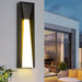 Modern Stainless Steel Outdoor Wall Light with LED, Waterproof and Rustproof, Geometric Design, Long-lasting Porch Lamp with Acrylic Lampshade-ErisView-13